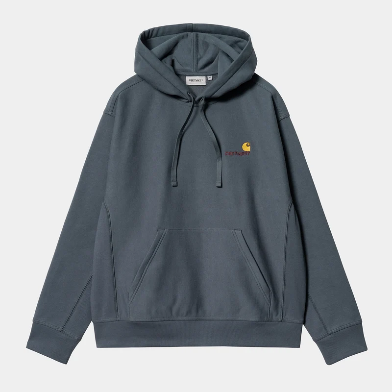 Carhartt WIP HEREN American Script Sweatshirt met capuchon - Zeus