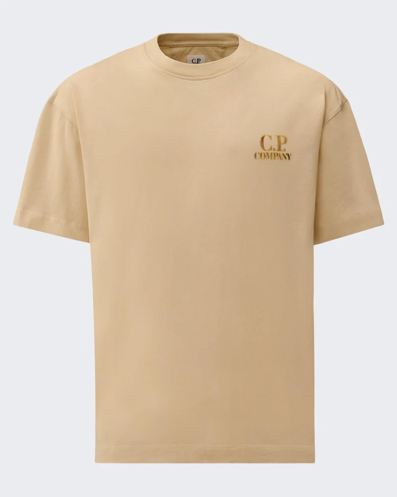 Heren T Shirts Sleeve T-Shirts Beige