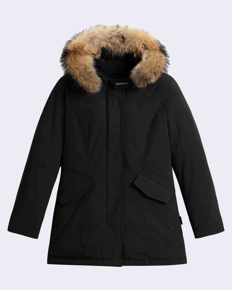 Woolrich Dames Arctic Racoon Parka Zwart
