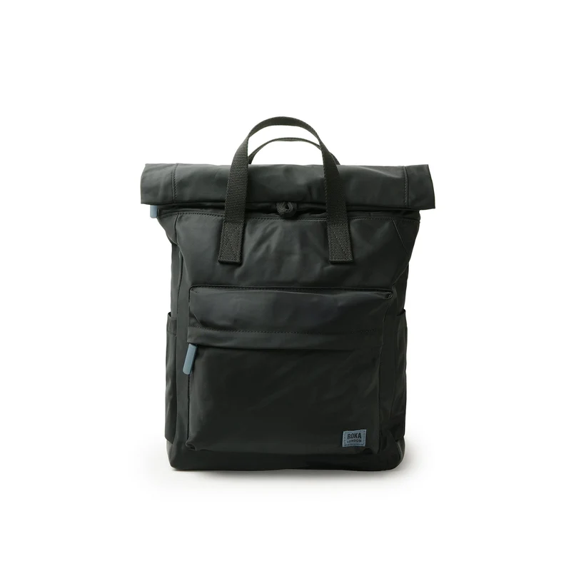 ROKA Helemaal zwart Canfield B Airforce Medium Gerecyclede Nylon Tas