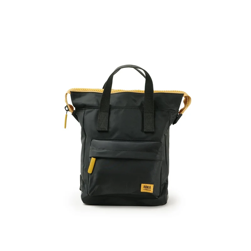 ROKA Helemaal zwart Bantry B Corn Kleine Gerecyclede Nylon Tas