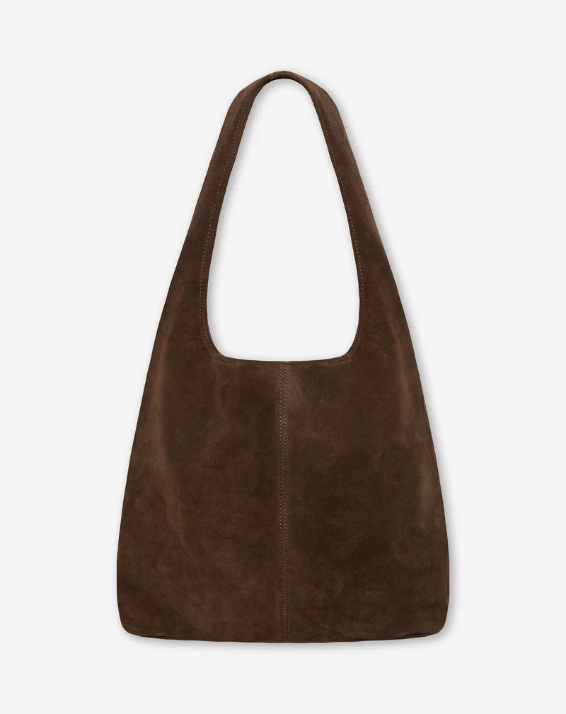 KAYLA SUEDE SHOPPER BRUIN