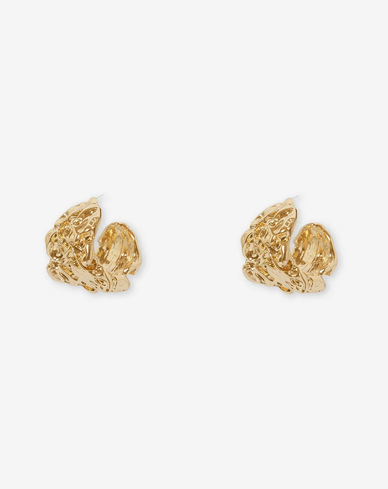 STRUCTURE HOOP EARRINGS