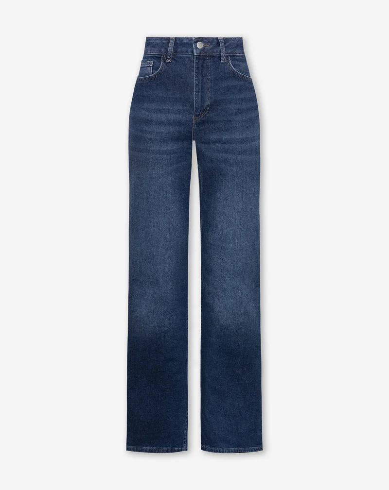 BOOTCUT JEANS MARINEBLAUW