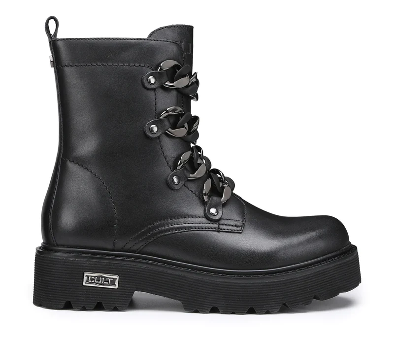 Cult Dames Slash 3489 leren laars - zwart