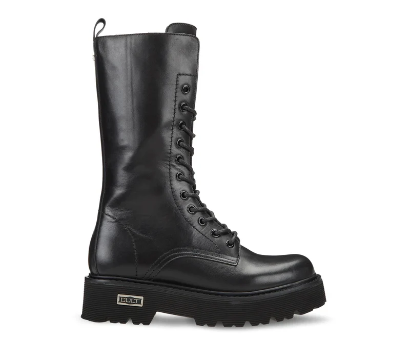 Cult Dames Slash 3324 leren laars - zwart