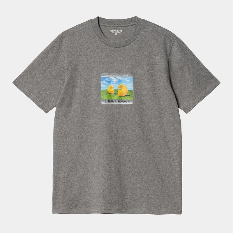 Carhartt WIP Sound Experience heren T-shirt met korte mouwen - donkergrijs gemêleerd