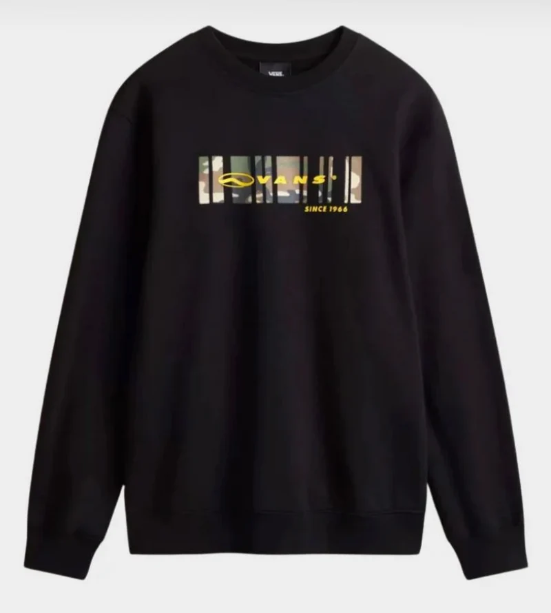 VANS Scanner Sweatshirt met ronde hals voor heren | Zwart
