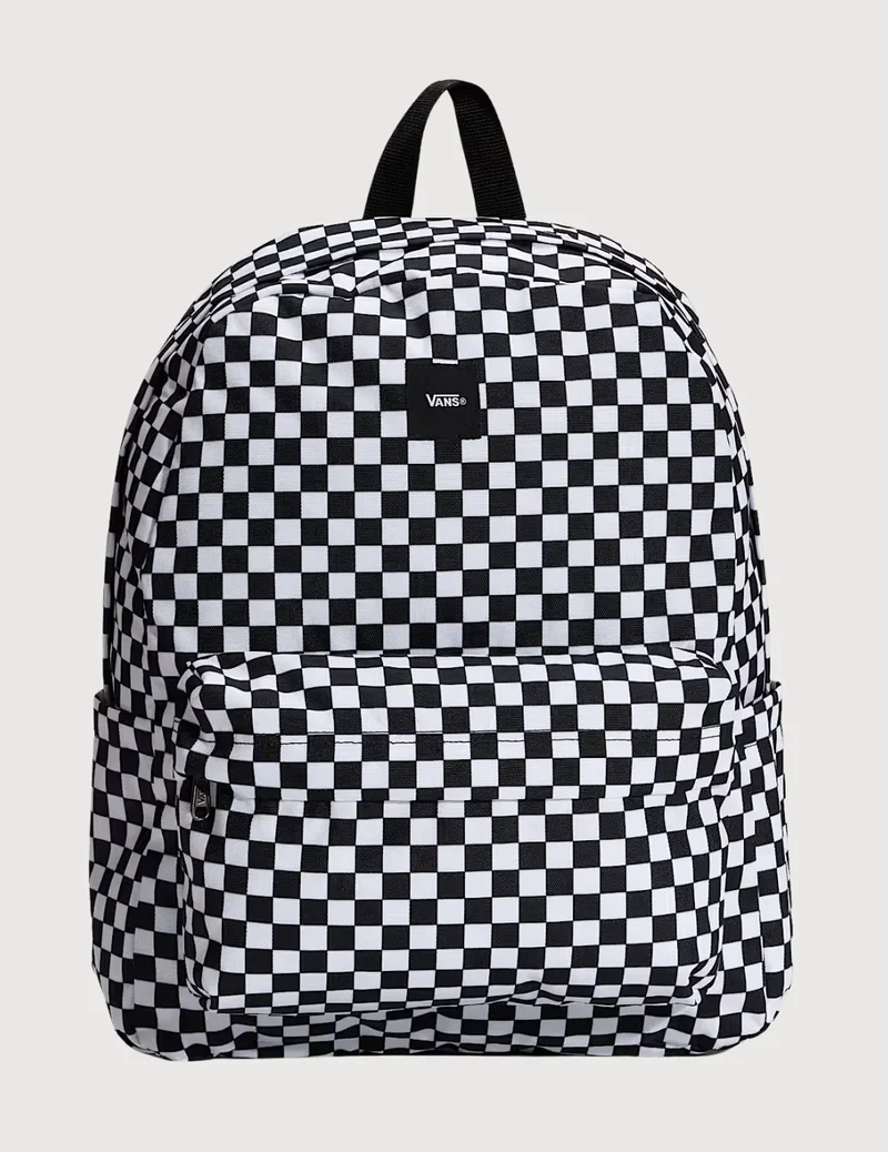 VANS Old Skool Check Rugzak | Zwart / Wit