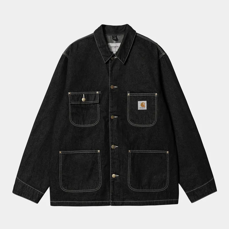 Carhartt WIP Heren OG Chore One Wash-jas - zwart