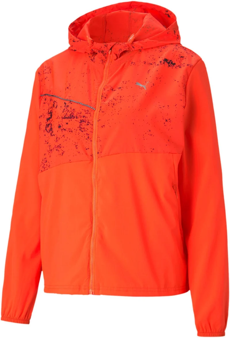 Run Graphic Hooded Jacket