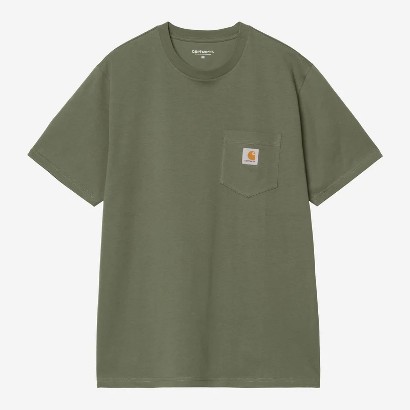 Carhartt WIP Heren T-shirt met borstzak | Blad