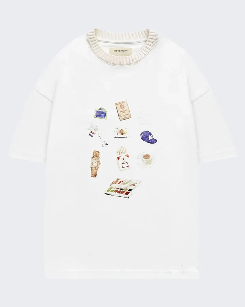 Heren L?Icône T-Shirt Wit
