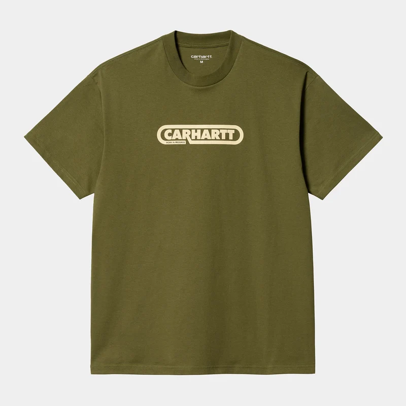 Carhartt WIP Heren Fuse T-shirt met korte mouwen - Kiwi / Citroen