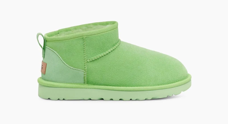 UGG Dames Ultra Mini Laarzen - Parkietgroen