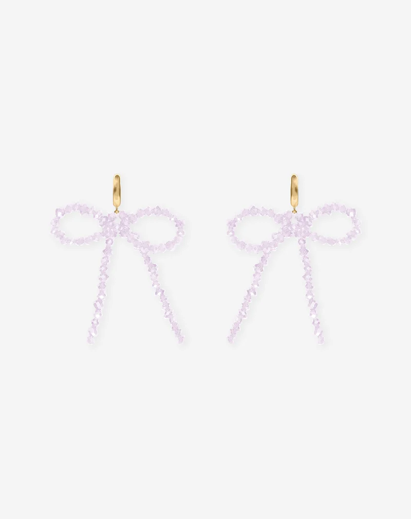 BOW BEADS EARRINGS LICHTROZE