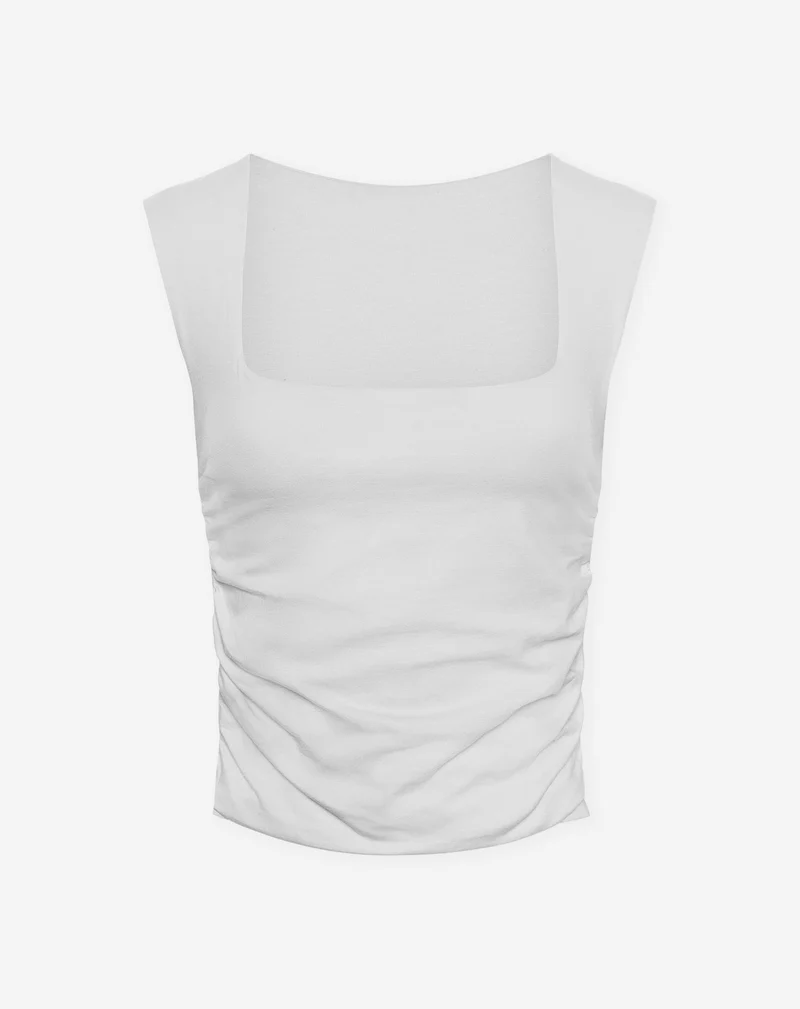 TAMAR CAP SLEEVE TOP WIT