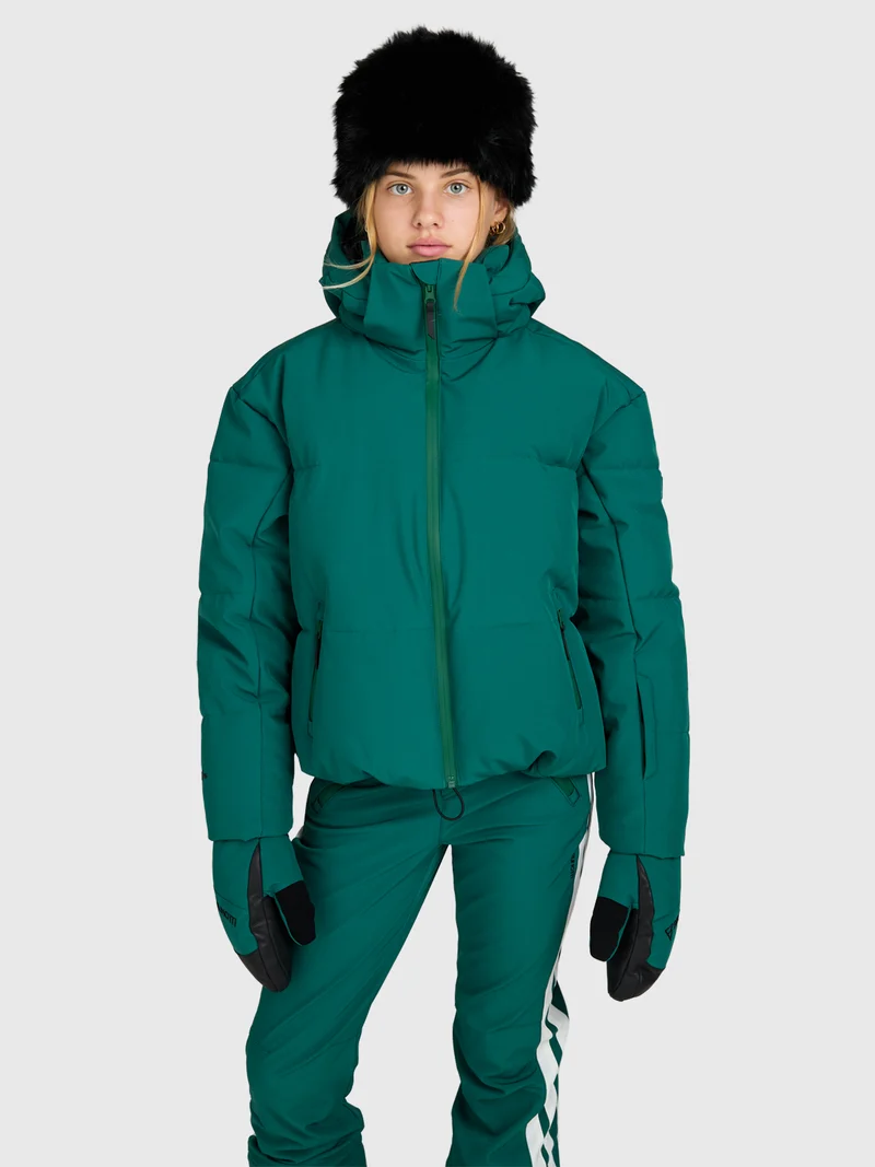 Fiasky Girls Snow Jacket | Hunter Green