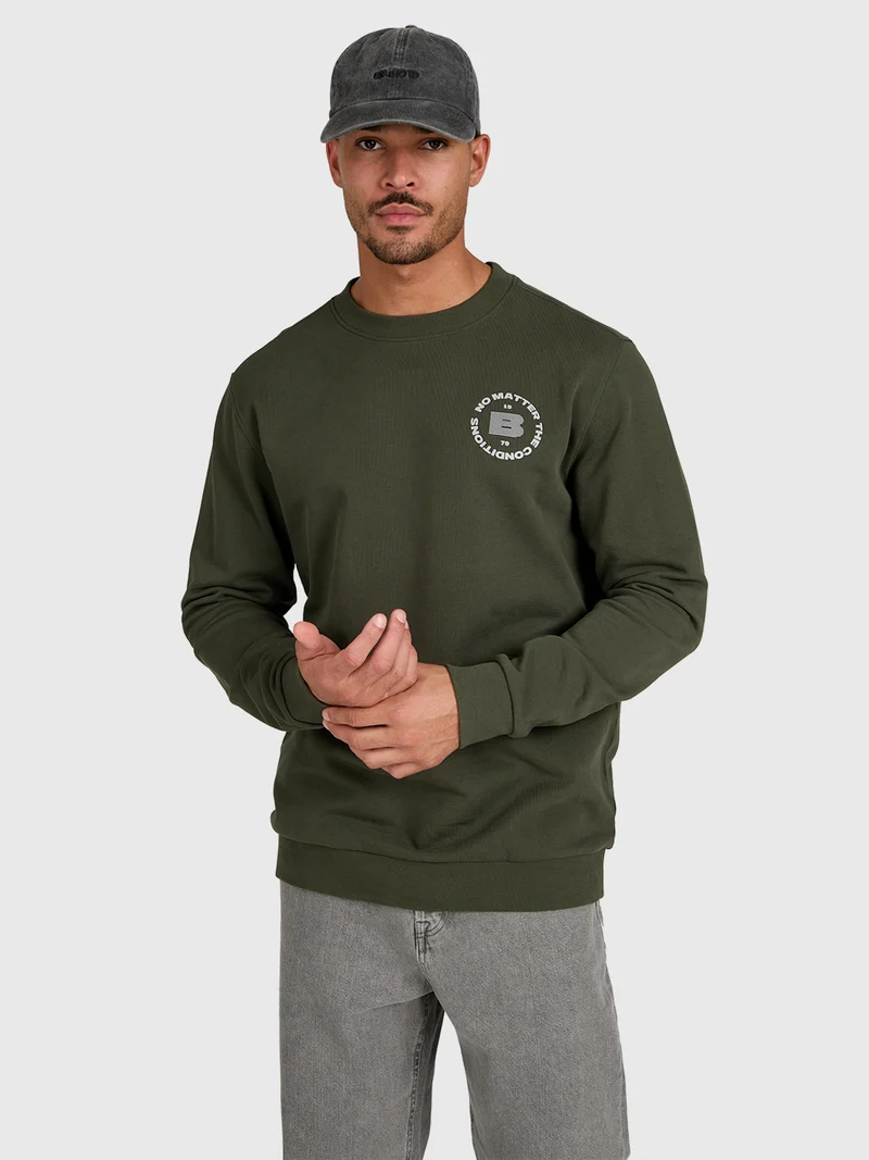 Naldis Men Crew | Deep Green