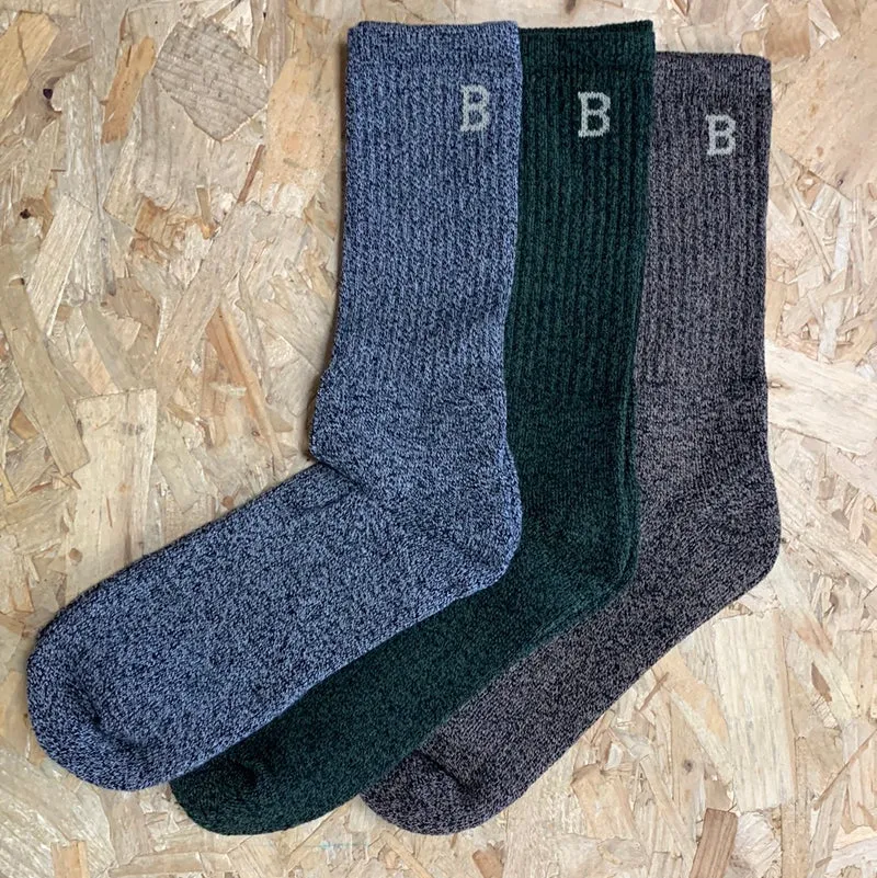 Bramble All-terrain sokken voor heren (3-pack) - grijs