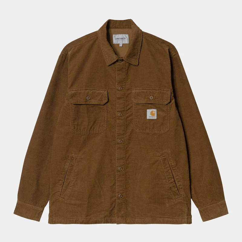 Carhartt WIP Heren Dixon overhemdjack - Hamilton bruin gespoeld