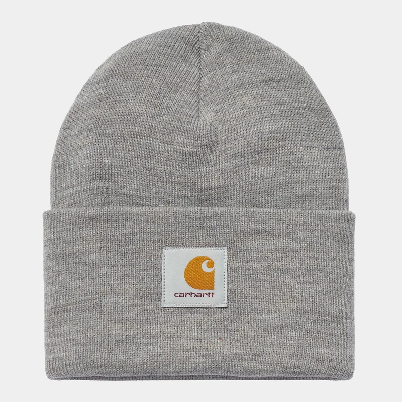 Carhartt WIP Unisex horlogehoed - grijs gemêleerd