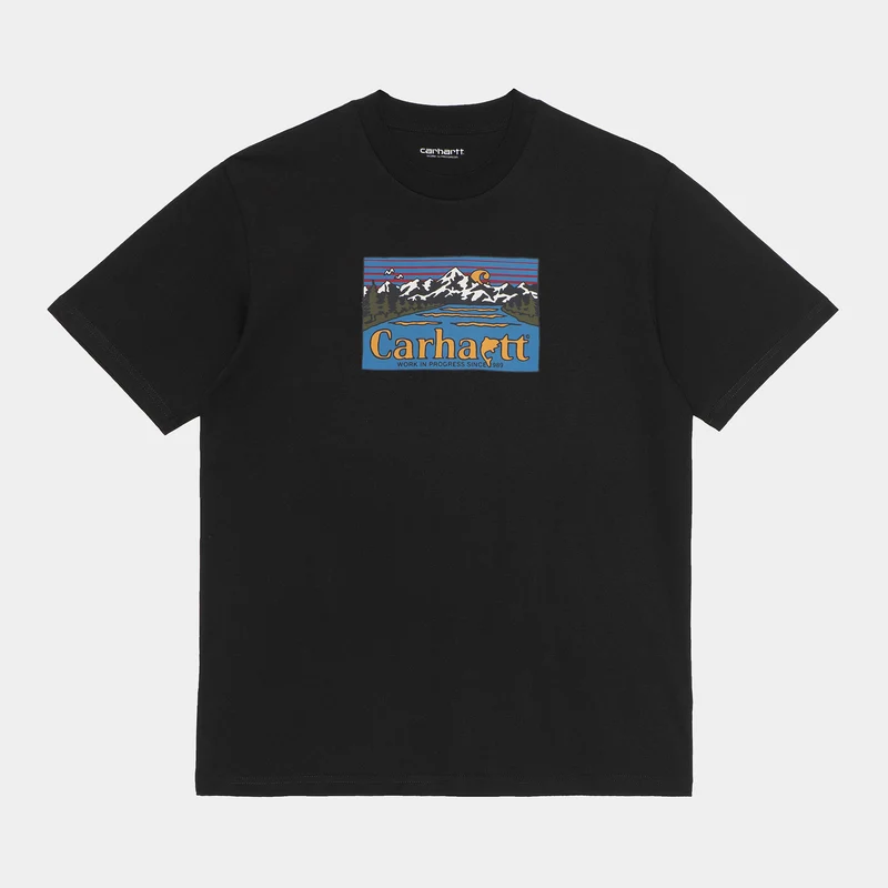 Carhartt WIP Great Outdoors T-shirt met korte mouwen voor heren - Zwart
