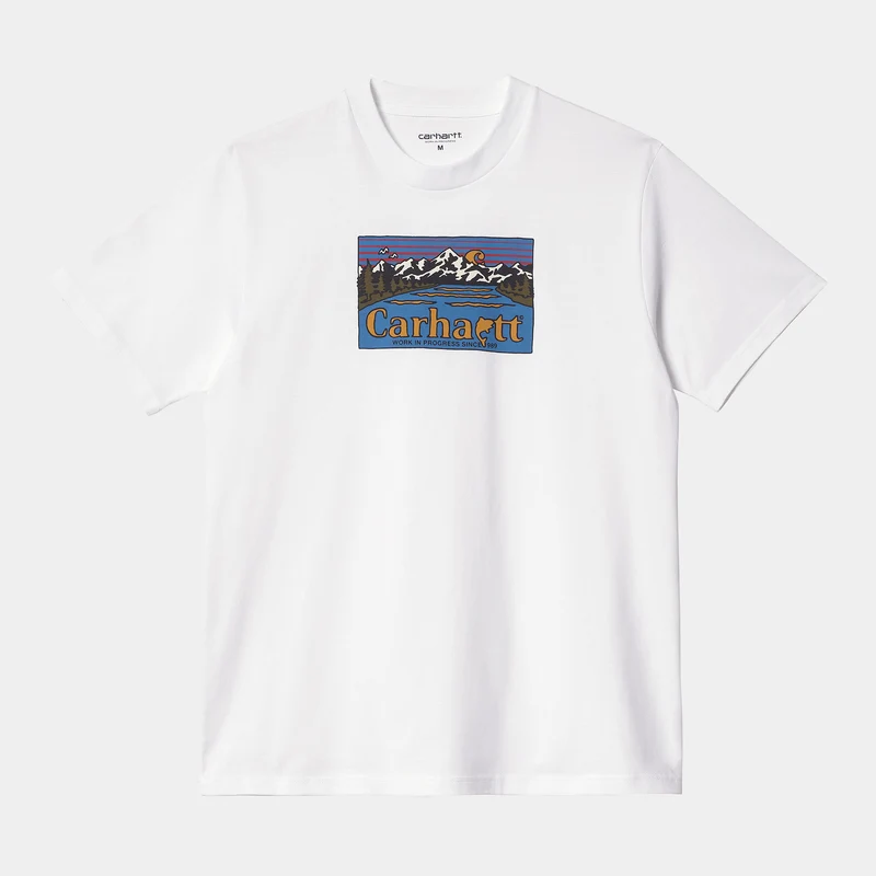Carhartt WIP Great Outdoors T-shirt met korte mouwen voor heren - Wit