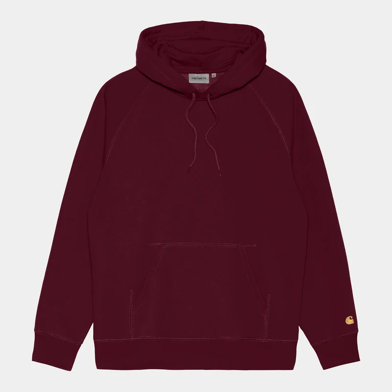 Carhartt WIP Heren Chase Hoodie - Jam / Goud