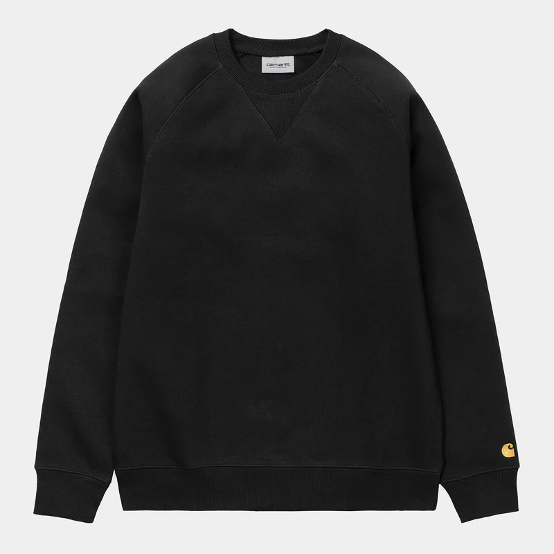 Carhartt WIP Chase sweattop voor heren - zwart / goud