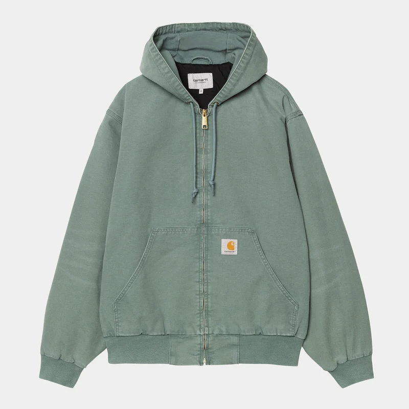 Carhartt WIP HEREN OG Active Jas - Zilver Pine Stone Washed