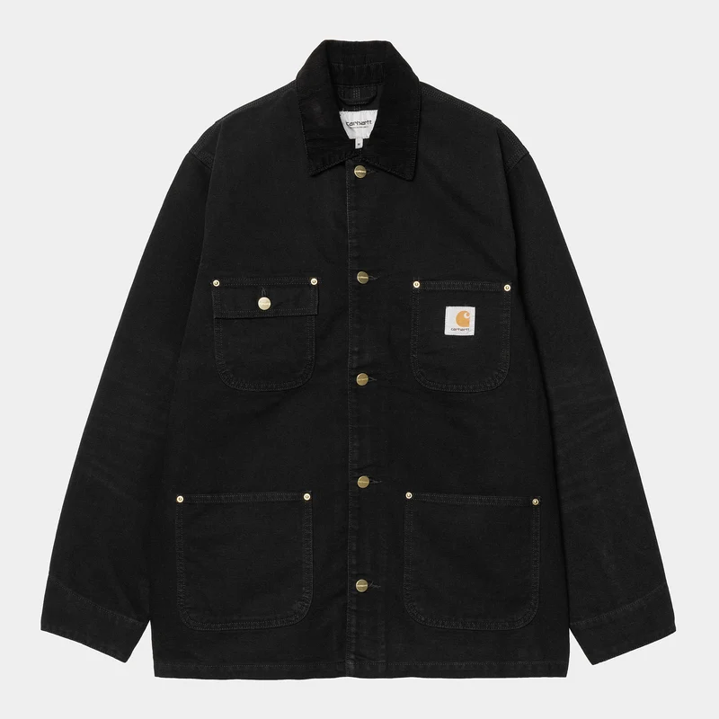 Carhartt WIP Heren OG Chore Aged Canvas Jack - Zwart
