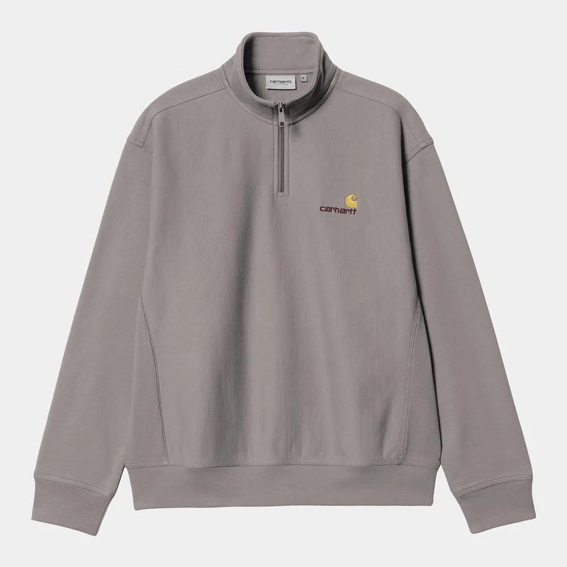 Carhartt WIP Heren halve rits American Script Sweatshirt - Yosemite