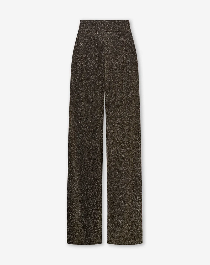 JULIE GLITTER PANTALON TALL GOUD