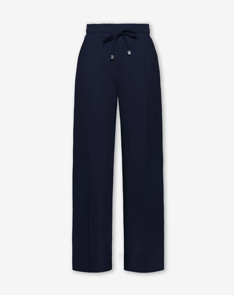 SCUBA PINTUCK PANTS MARINEBLAUW