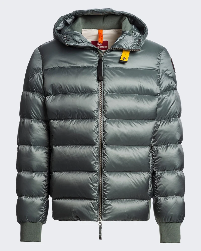 Heren Hooded Bomber-Green-Blue Blauw