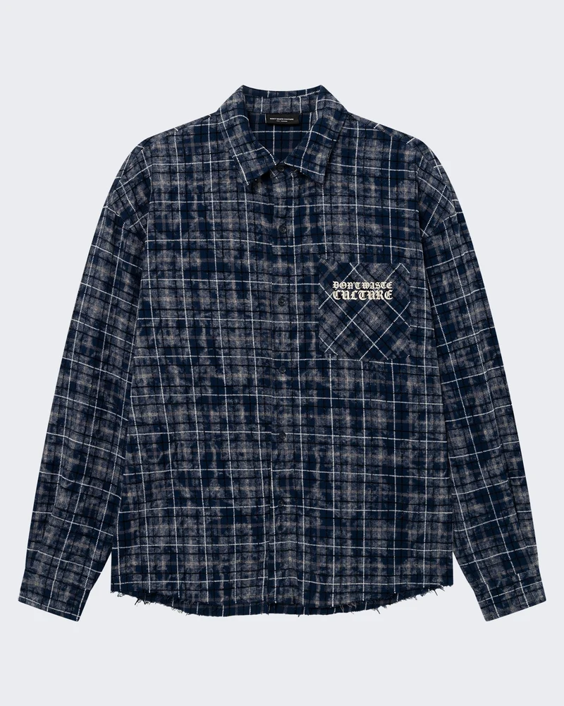 Heren Overhemd met klassieke pasvorm Blauw