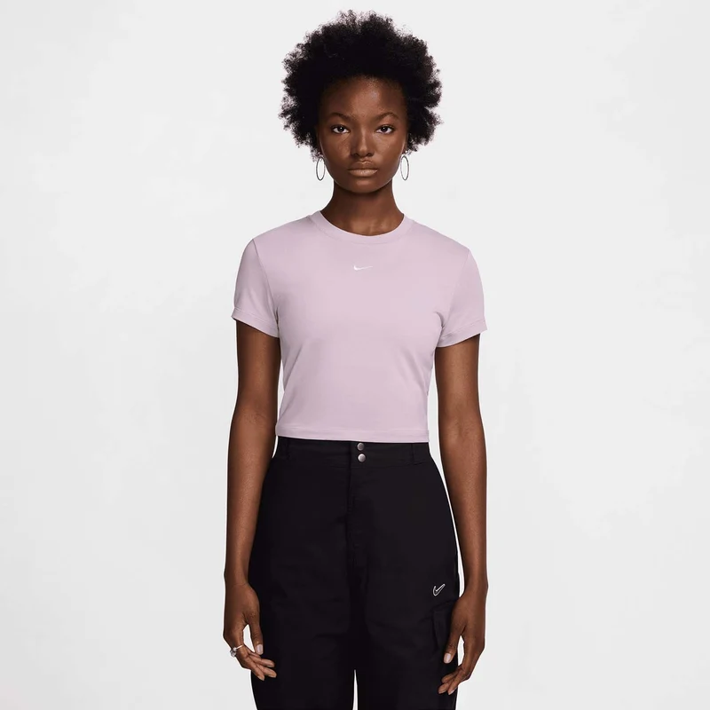 sportswear chill knit Cropped T-shirt