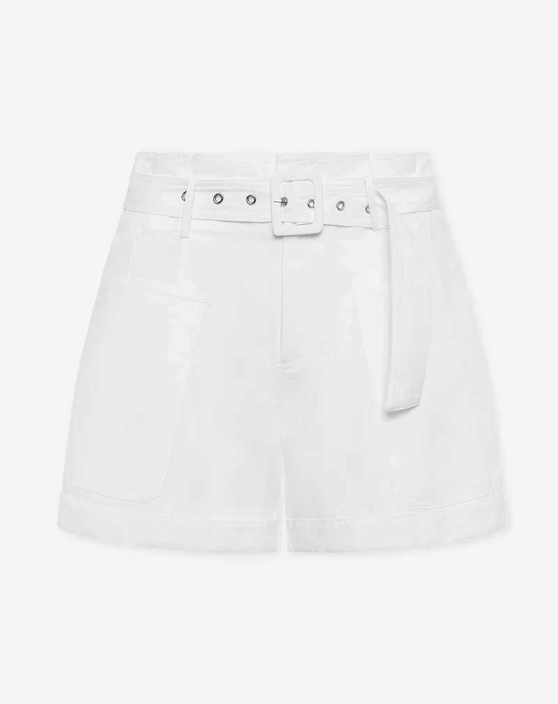 ZORA BELTED CARGO SHORTS WIT