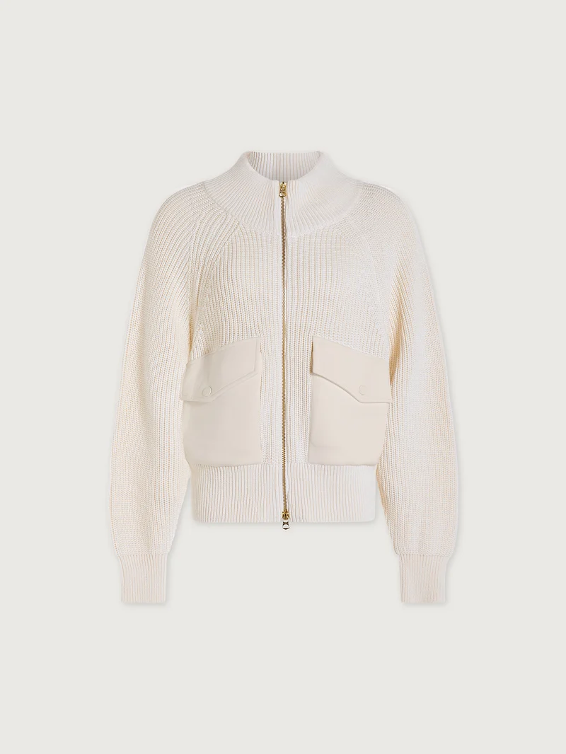 Tessa Zip-Through Knit Jacket