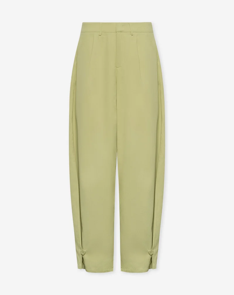 GIA TWISTED LEG PANTS PETITE GROEN