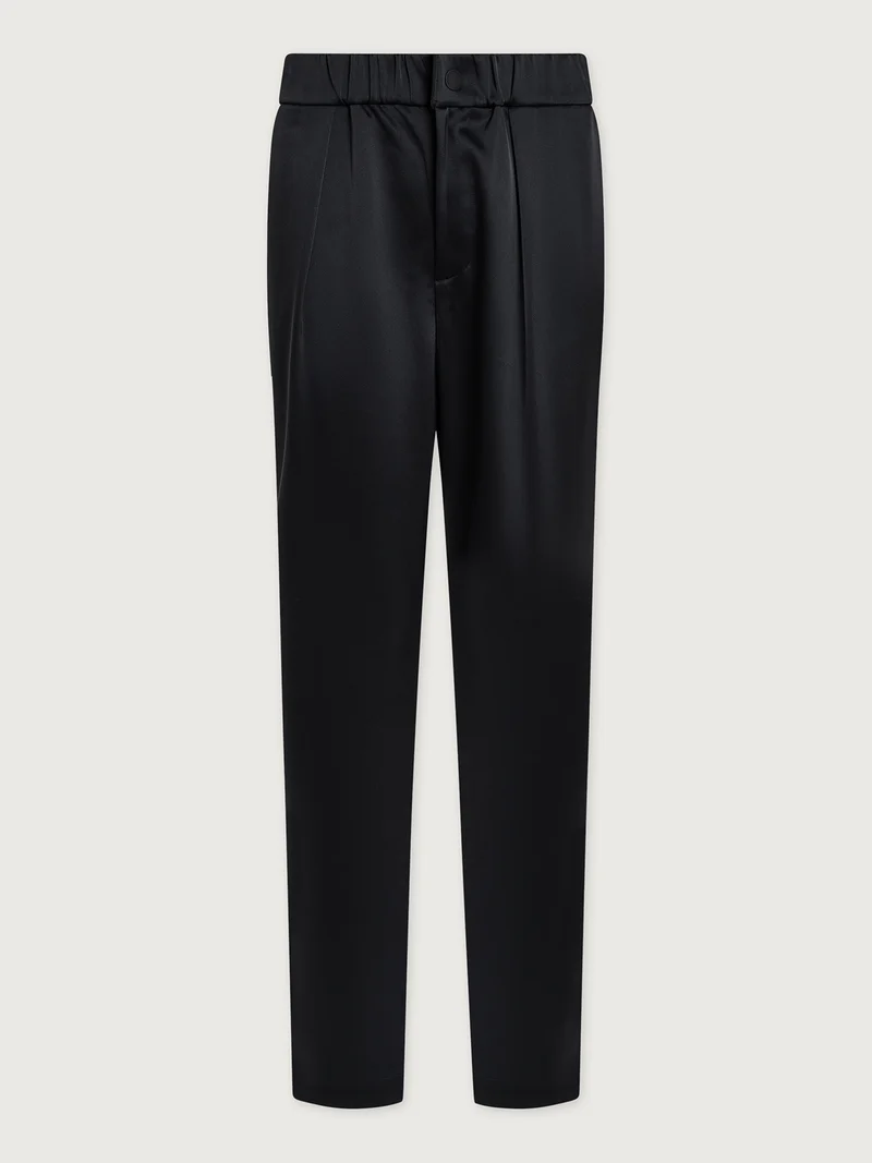 Double Satin Elegant Tapered Trouser Regular