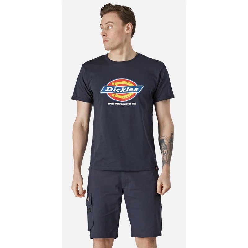 Dickies Heren Denison T-shirt - Donkerblauw
