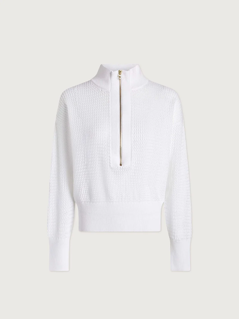 Aurora Half Zip Knit