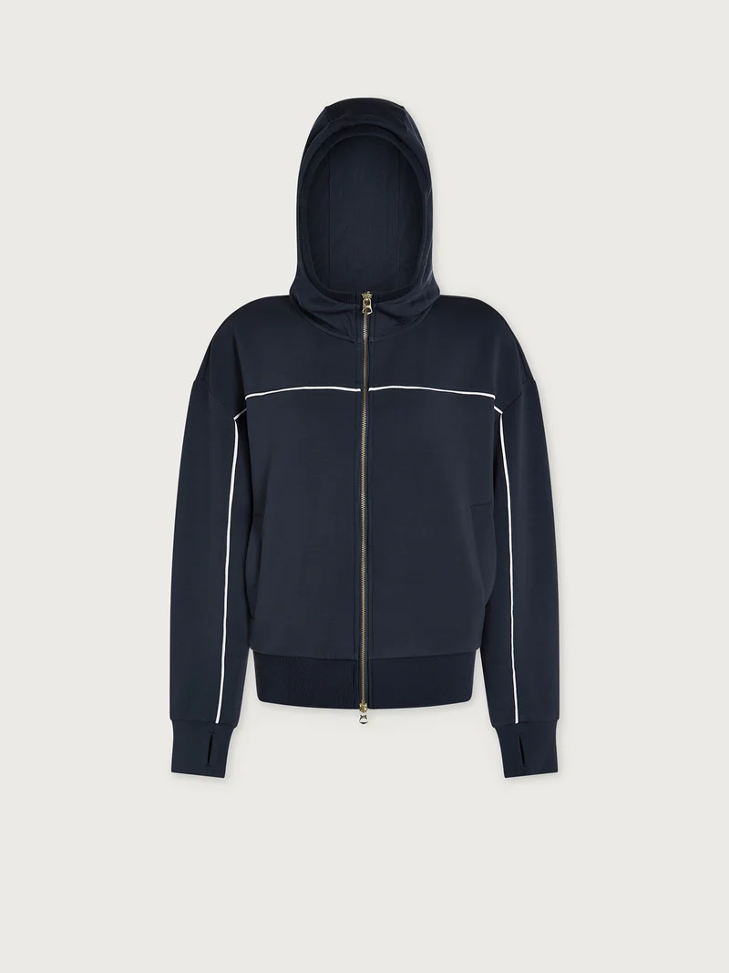 Gia Zip Through Hooded Sweat