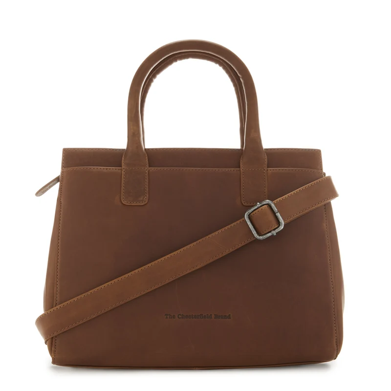 The Chesterfield Brand Garda Cognac Leather Handbag C48.127431