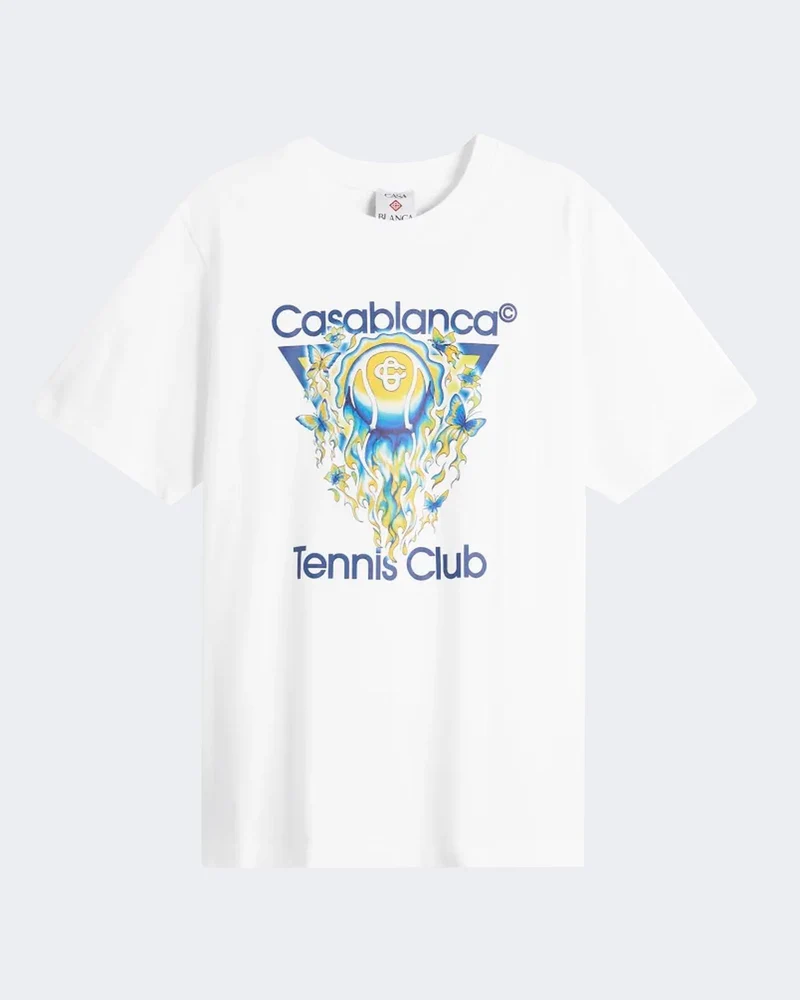 Heren Tennis Club Icon T-Shirt Wit