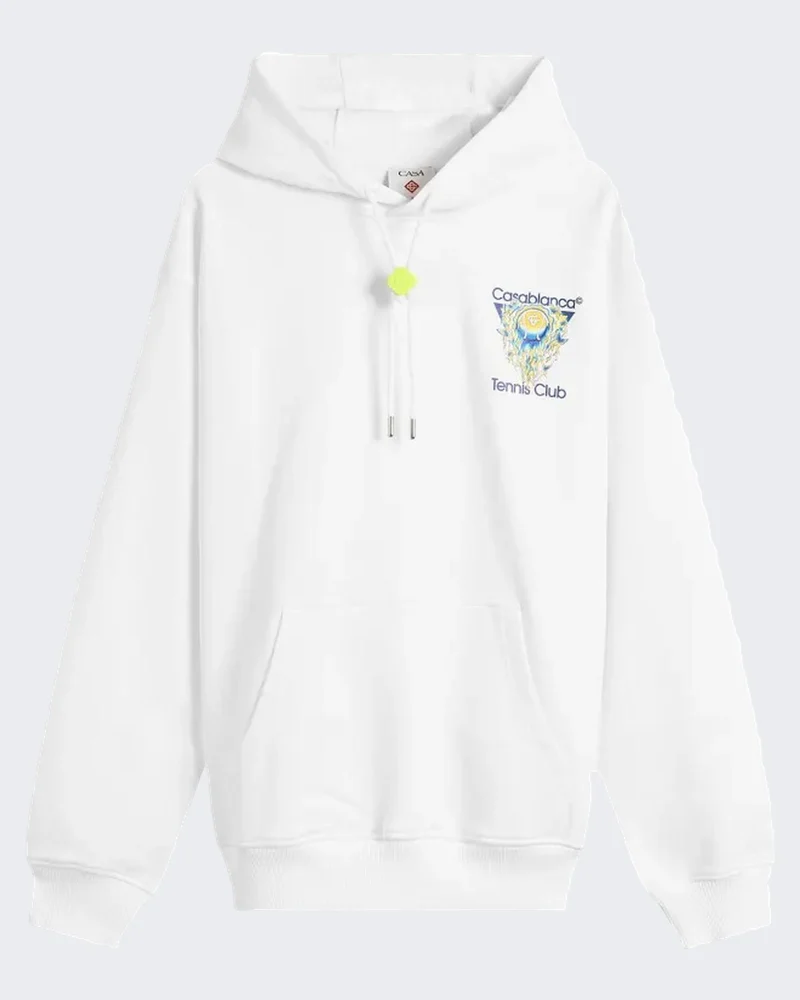 Heren Tennis CLub Icon Hoodie Wit