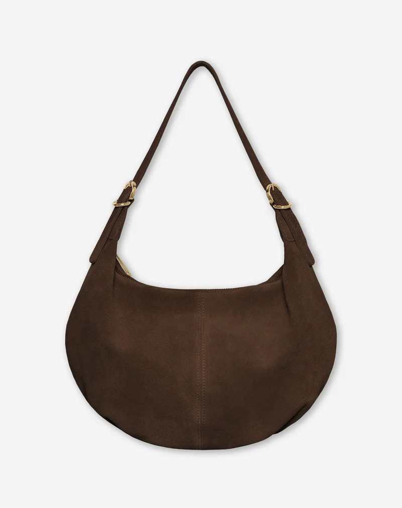 MERLE SUEDE BAG BRUIN