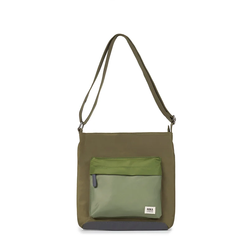 ROKA Kennington B Militaire Tonale Middelgrote Tas van Gerecycled Nylon